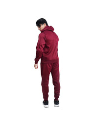Chill Move Hoodie Tracksuit - Maroon