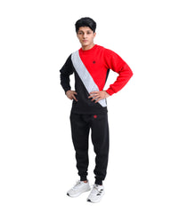 Stunning Show Stopper – Red Sweatshirt Tracksuit