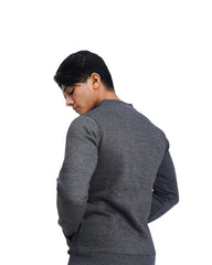 Stylish - Grey Mock Neck Zipper