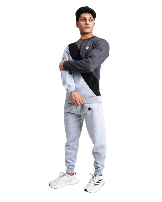 Ultimate Elite Comfort– Grey Sweatshirt Tracksuit