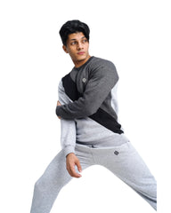 Ultimate Elite Comfort– Grey Sweatshirt Tracksuit