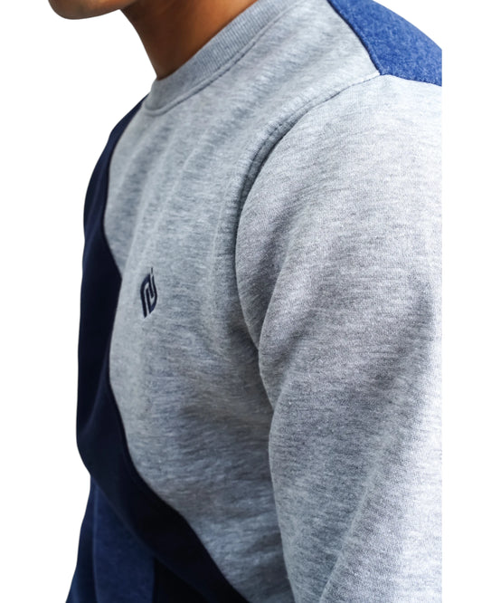 All Day Comfort – Blue Sweatshirt Tracksuit
