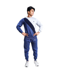 All Day Comfort – Blue Sweatshirt Tracksuit