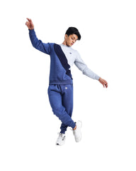 All Day Comfort – Blue Sweatshirt Tracksuit