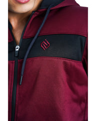 Chill Move Hoodie Tracksuit - Maroon