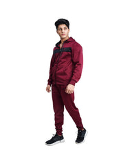 Chill Move Hoodie Tracksuit - Maroon