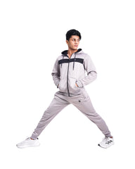 Elite Layer Hoodie Tracksuit - GREY
