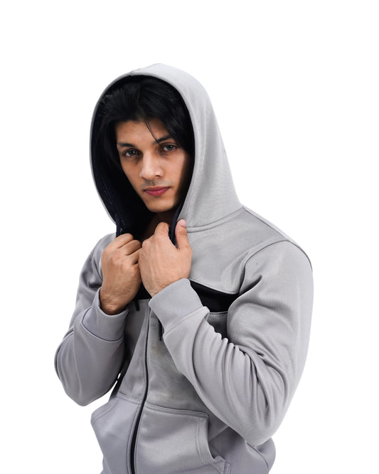 Elite Layer Hoodie Tracksuit - GREY