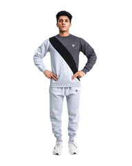 Ultimate Elite Comfort– Grey Sweatshirt Tracksuit