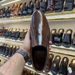 Sleek Slip-On Loafer – Brown - Image 2