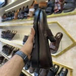 Matte Leather Loafer - Dark Brown - Image 3