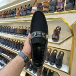 Textured Loafers - Black - Image 2