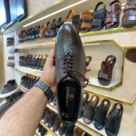 Pure Leather Shoes - Dark Borwn - Image 2