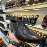 Pure Leather Shoes - Dark Borwn