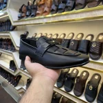 H Strap Loafer - Black