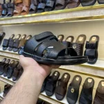 H-Strap Slide Pure Leather - Black - Image 3