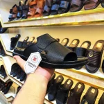 Leather Strap Slide - Black - Image 3