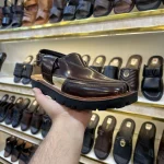 Peshawari Chappal - Brown