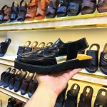 Peshawari Chappal Crossover - Black - Image 2