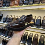 Peshawari Chappal Crossover - Brown - Image 3