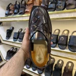 Peshawari Chappal Crossover - Brown - Image 2