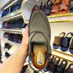 Suede Peshawari Chappal - Green
