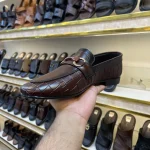 Woven Horsebit Loafer - Brown - Image 3