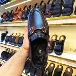 Woven Horsebit Loafer - Brown - Image 2